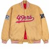 San Francisco 49ers Gold Satin Jacket