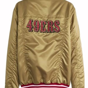 49ers San Francisco Trucker Gold Jacket
