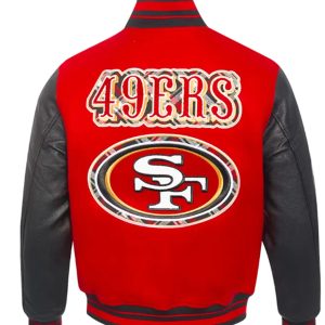49ers Black Varsity Wool Jacket