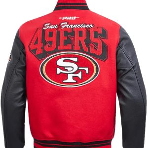 49ers Badge Letterman Jacket