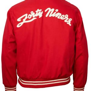 957 49ers Red Bomber Jacket