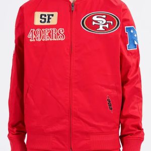 49ers Red Satin Jacket