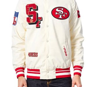 49ers Classic Rib Satin Jacket