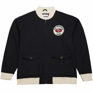 San Francisco 49ers Black Cotton Twill Jacket