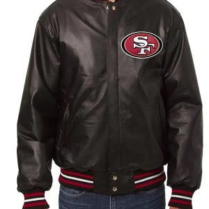 San Francisco 49ers Varsity Black Jacket