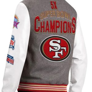 49ers Challenger Varsity Jacket