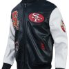 San Francisco 49ers Varsity Leather Jacket