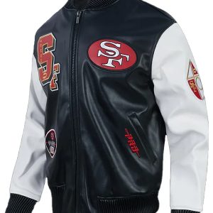San Francisco 49ers Varsity Leather Jacket