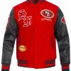 San Francisco 49ers Prep Varsity Wool Jacket