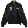 90’s Pittsburgh Steelers 60 Seasons Black Bomber Jacket