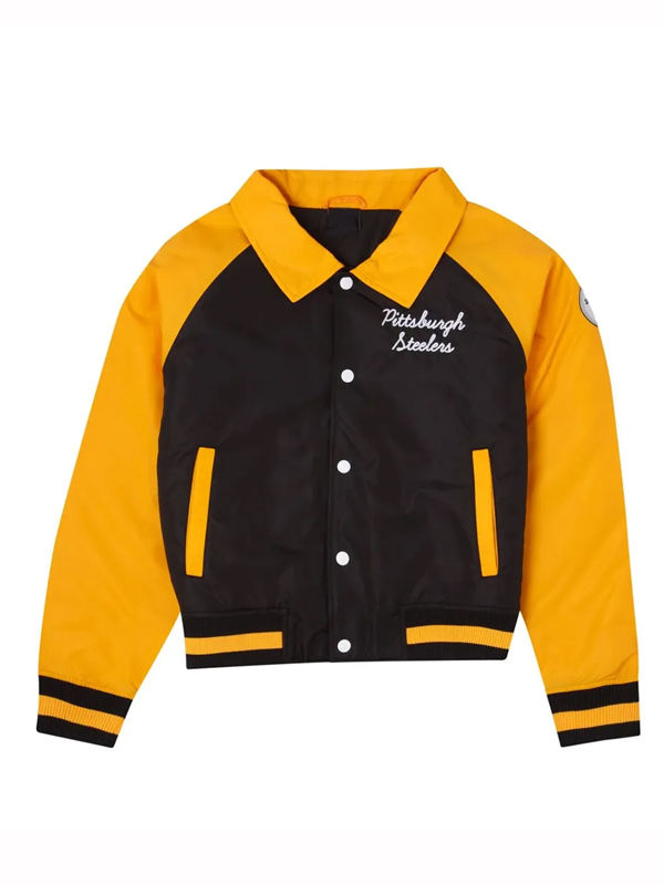 Pittsburgh Steelers Black and Yellow Throwback Jacket