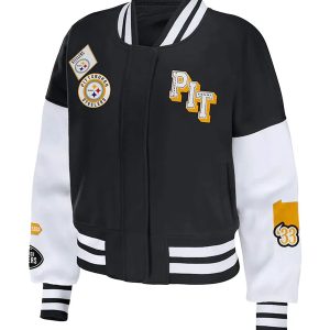 Pittsburgh Steelers Erin Andrews Varsity Jacket