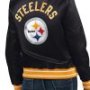 Women’s Steelers Black Varsity Jacket