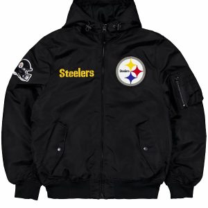 Pittsburgh Steelers Historic L-2B Hooded Bomber Jacket