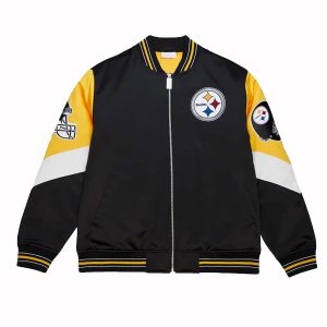 Throw It Back Pittsburgh Steelers Satin Jacket