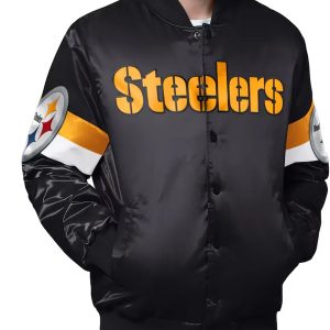 Pittsburgh Steelers Triple Option Varsity Jacket