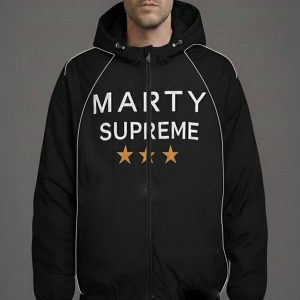 Marty Supreme 2025 Stephen Curry Black Hooded Jacket