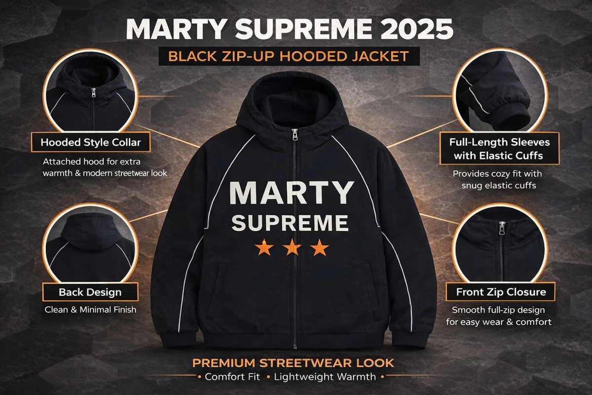 Stephen Curry Marty Supreme Black Capsule Coll Nahmias x A24 Warm Up Jacket