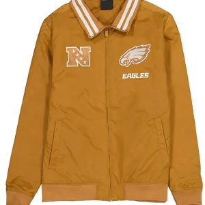 Philadelphia Eagles Logo Select Light Bronze Jacket