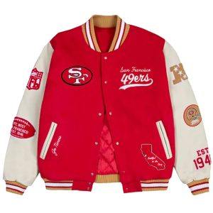 San Francisco 49ers Go Niners Letterman Jacket