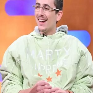 Marty Supreme Timothee Chalamet Green Jacket