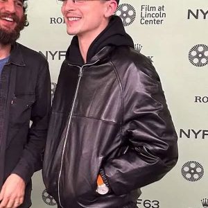 Timothee Chalamet NYFF63 Black Jacket