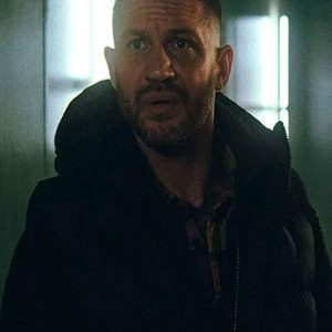 Tom Hardy HAVOC 2025 Black Puffer Vest