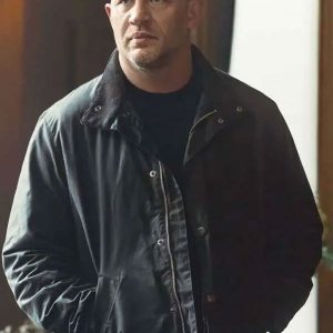 Mobland 2025 Tom Hardy Grey Cotton Jacket