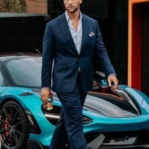 Tristan Tate Luxury Blue Suit for Men – Sharp & Stylish