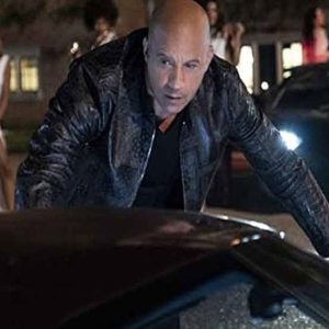 Vin Diesel F9 Black Leather Jacket