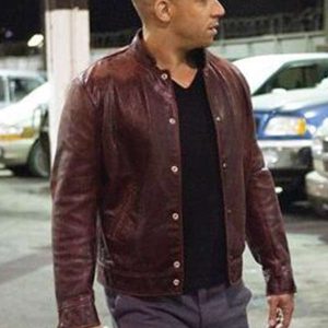 Vin Diesel Fast & Furious Brown Leather Jacket