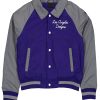 LA Dodgers Royal and Gray Throwback Jacket