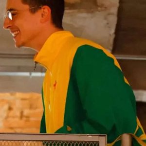 Yellow and Green Marty Supreme Timothée Chalame Jacket