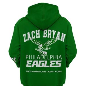 Zach Bryan NFL Eagles Hoodie