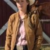 Amy Fleming Heartland S19 Brown Bomber Jacket