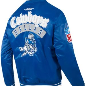 Best of Classic Royal Blue Dallas Cowboys Bomber Jacket
