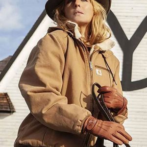 Beth Dutton Hooded Brown Jacket