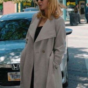 Beth Dutton Grey Wool Coat