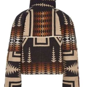 Beth Dutton Aztec Wool Blend Jacket