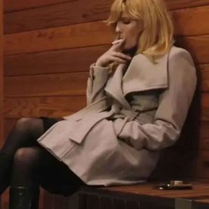 Beth Dutton Grey Trench Coat