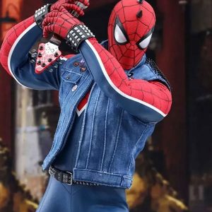 Spider Punk Spiderman Denim Vest