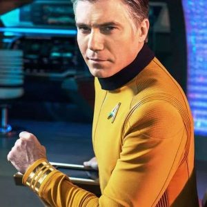 Captain Christopher Pike Star Trek Discovery Yellow Costume Jacket