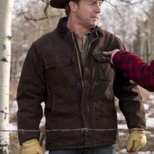Chris Potter Heartland S06 Brown Jacket
