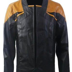Commodore Geordi La Forge Star Trek Picard S03 Leather Jacket