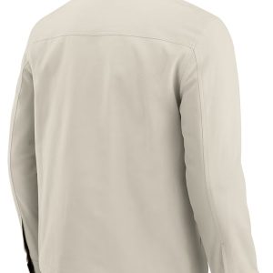 Dallas Cowboys Beige Cotton Trucker Jacket