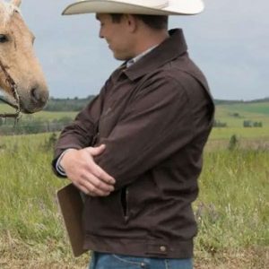 Eric Gustafsson Heartland Brown Cotton Jacket