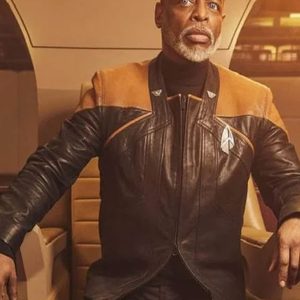 Star Trek Picard S03 Geordi La Forge Leather Jacket
