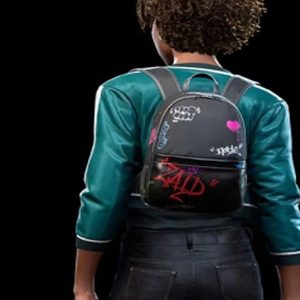 Hailey Cooper Spider-Man Miles Morales Satin Bomber Jacket