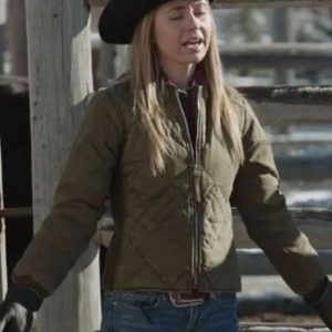 Heartland Amber Marshall Quilted Bomber Jacket