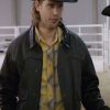 Heartland Caleb Odell Grey and Black Bomber Jacket